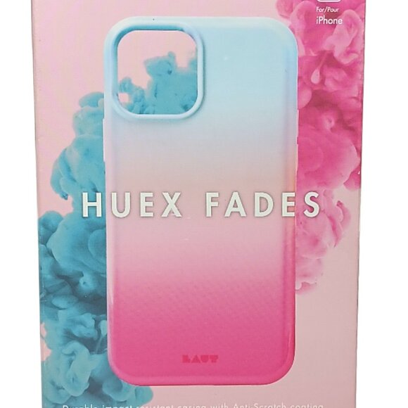 Huex Fades Phone Case For iPhone 12 Pro Max Pastel Colors Ombre Charging New - Picture 3 of 3
